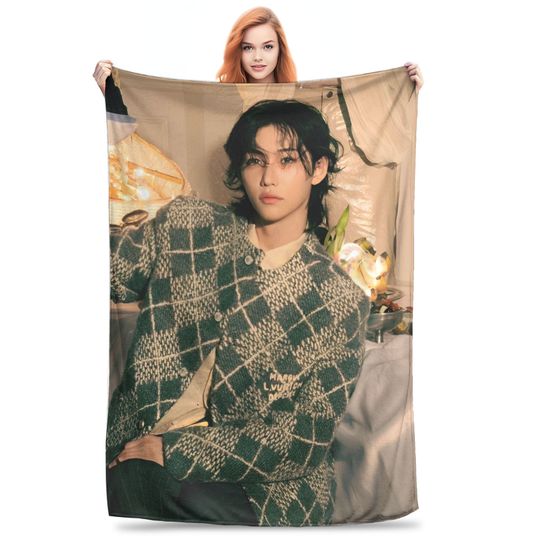 Discover Hot-KPOP-Like-Stray-K-Kids Blanket Velvet Spring/Autumn  Breathable Ultra-Soft Throw Blankets for Sofa Office Rug Piece