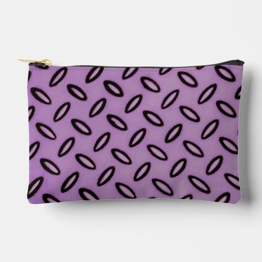Discover Purple Patterned Small Accessory Pouch