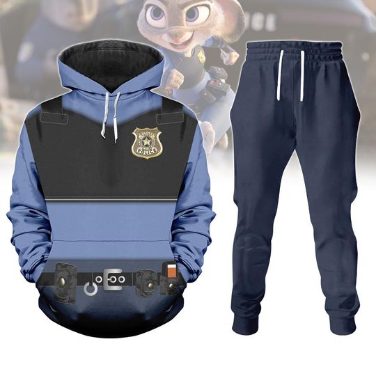 Discover Judy Hopps Costume Hoodie, Men Joggers, Disneyyy Zootopiaa Cosplay Costume, animall kingdom, Disneyyland Shirt, Disneyyy World, Halloween Gift