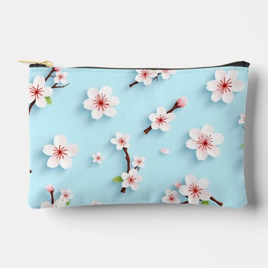 Discover Beautiful floral patterns accessory pouch
