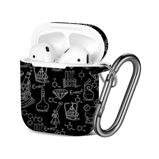 Discover Science Vintage Chemistry AOP Airpods Case Cover