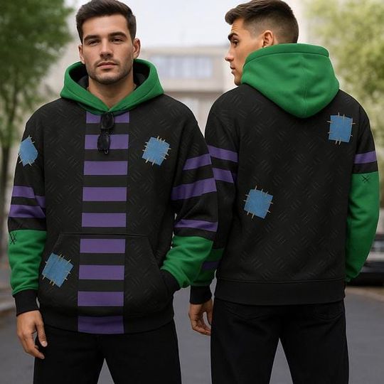Discover Frankenstein Sweatshirt Hoodie Victor Frankenstein Halloween Costume Sweatshirt Classic Monster Tracksuit Family Group Tee Horror Movie Tee