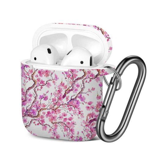Discover Cherry Blossom AOP Airpods Case Cover