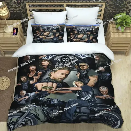 Discover Sons of Anarchy Retro printed Bedding Sets