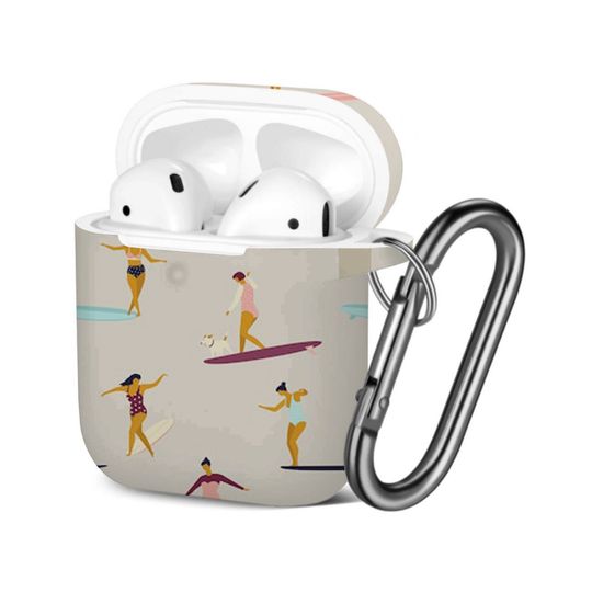 Discover Girl Surfers Bikini AOP Airpods Case Cover