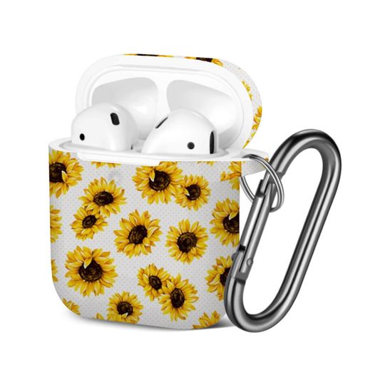 Discover Stylized Poppy Flowers AOP Airpods Case Cover