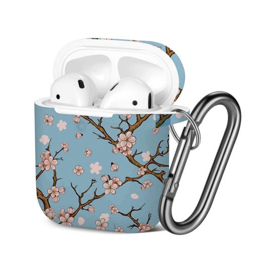 Discover Beautiful Cherry Blossom Sakura AOP Airpods Case Cover