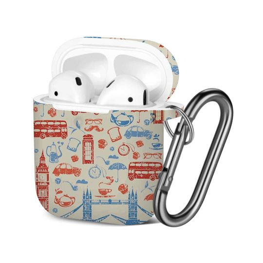 Discover Various London AOP Airpods Case Cover