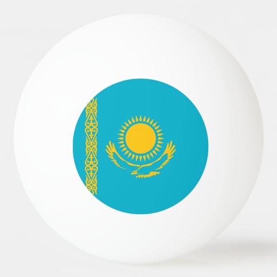 Discover Kazakhstan flag ping pong ball
