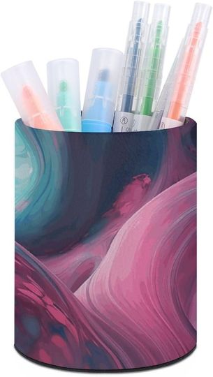 Discover Pen Holder Standing Pencil Case Dreamy Pattern Pencil Case Round Pencil Holder