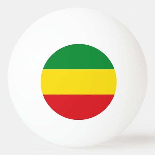 Discover Rastafarian Flag Rasta Ethiopian Ping Pong Ball