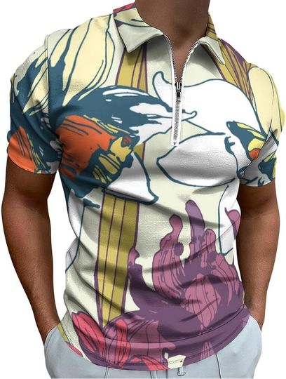 Discover Mens Zipper Polo Shirts