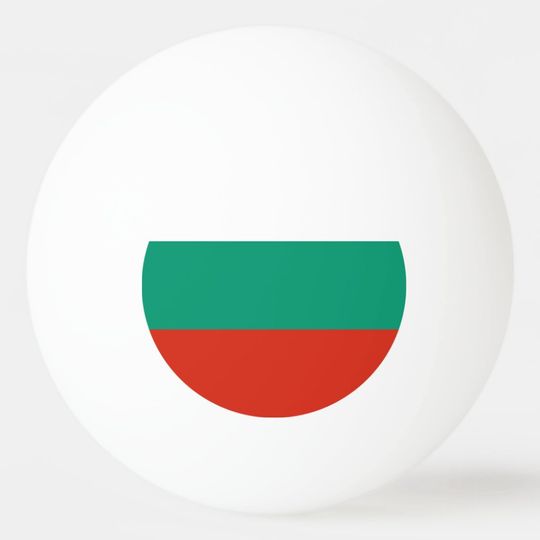 Discover Patriotic Bulgarian Flag Ping Pong Ball