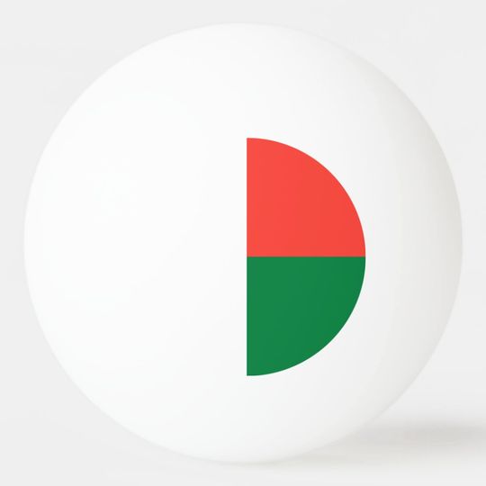 Discover Madagascar Flag Ping Pong Ball