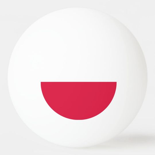 Discover Poland Flag Ping Pong Ball
