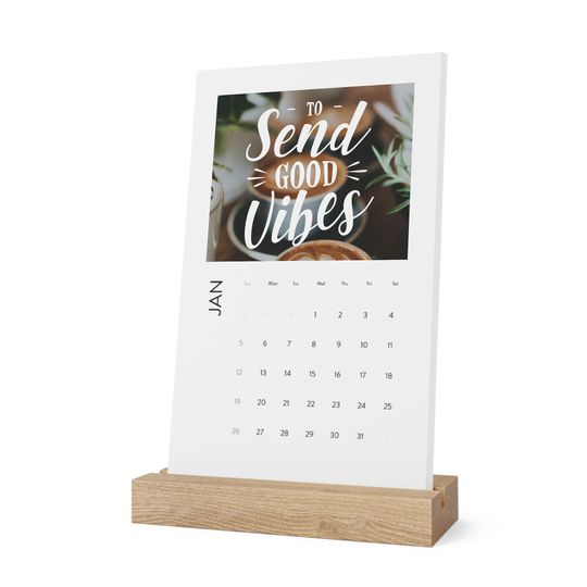 Discover Vertical Desk Calendar (2025)