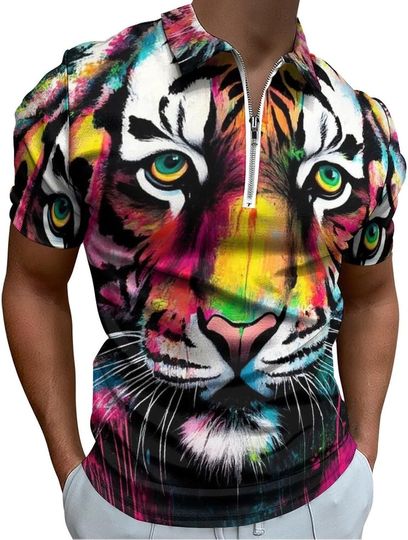 Discover Men's Zip Polo Shirts