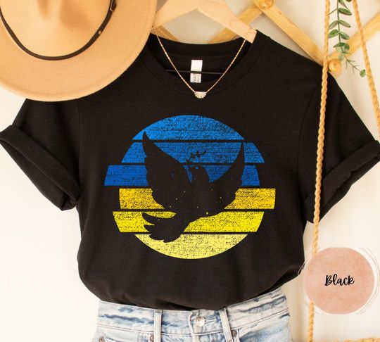 Discover Ukraine Peace Dove Shirt  Trump Zelensky August 18 Peace Meeting Tee