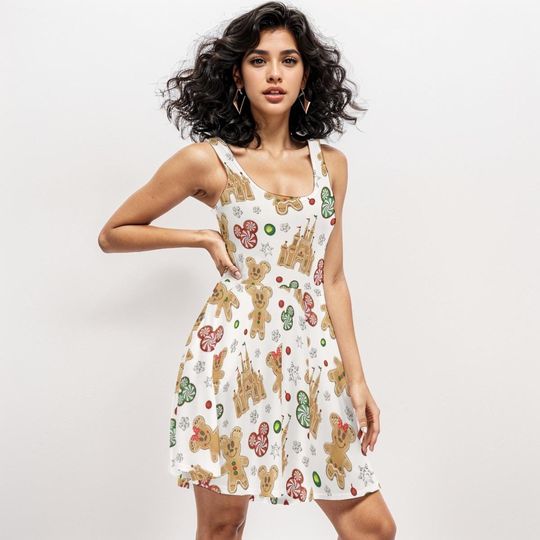 Discover Minniee Christmas dress,Very Merry Party dress,Disneyyy Winter Dress