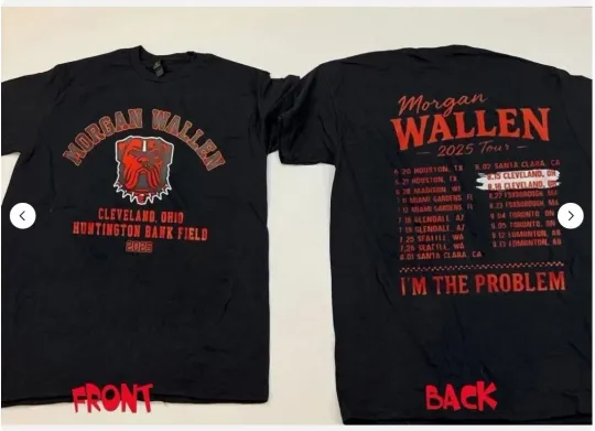 Discover NEW. Wallen Western Im The Problem Ohio 2025 Tour reprint T-Shirt