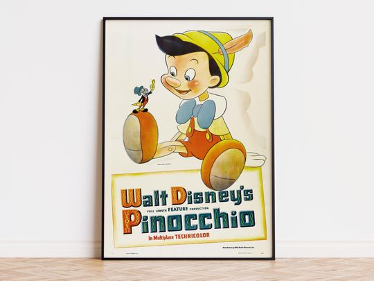 Discover Pinocchio - Movie Poster | Digital Download | High Quality Ready To Print