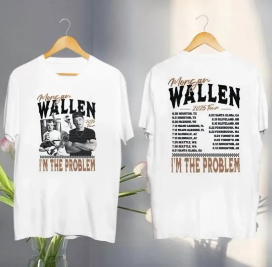 Discover Wallen Western I'm The Problem Tour 2025 T-Shirt, Wallen Western Concert 2025