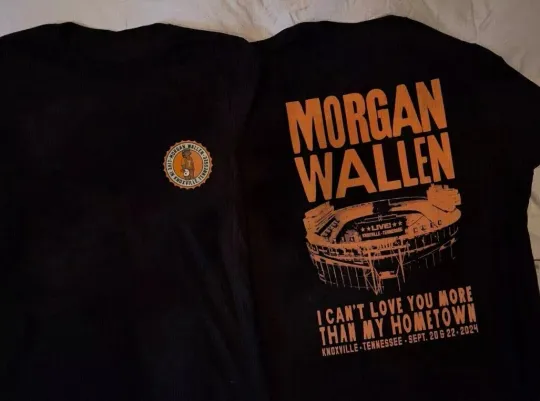 Discover Wallen Western neyland stadium tour SEP 2024 knoxville TN t-shirt FANMADE