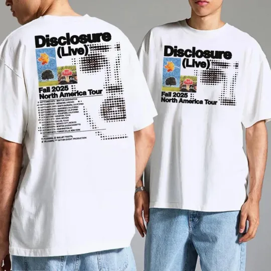 Discover Disclosure Fall 2025 North America Tour 2025 T-shirt