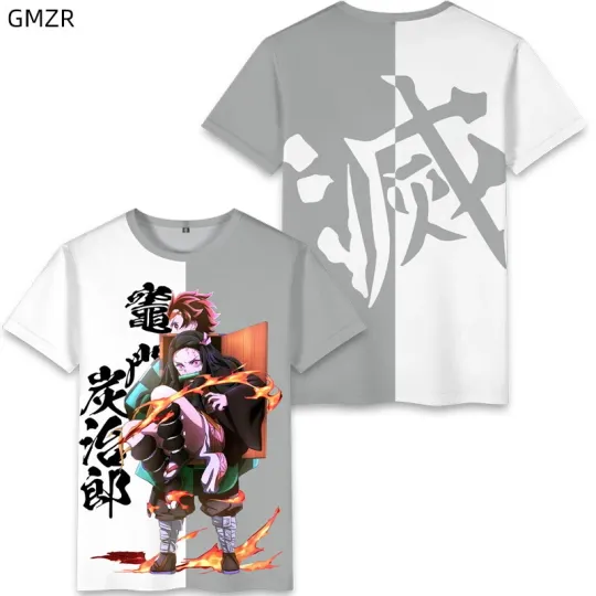 Discover demon: Kimetsu no Yaiba Men's Fashion 3D T-Shirt