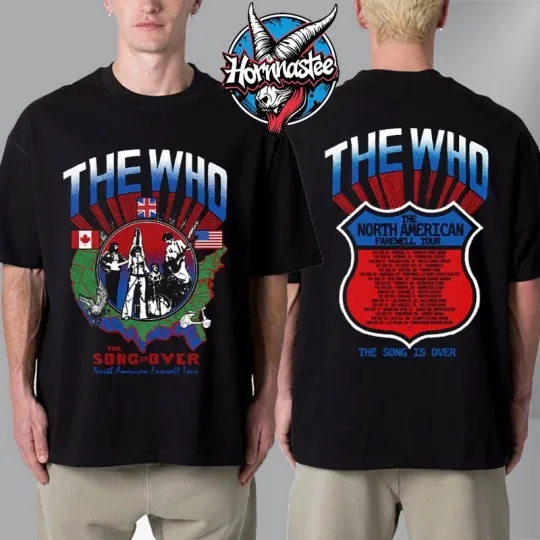Discover The Who The Song Is Over North American Farewell Tour 2025 Fan Gifts T-Shirt