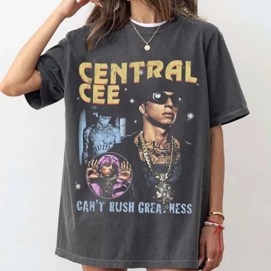Discover Central Cee “can’t Rush Greatness” World Tour 2025 Tee  T-Shirt