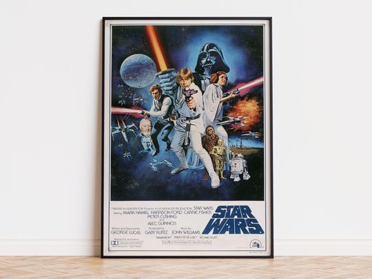 Discover Starr Warss - Episode IV - A New Hope - Movie Poster | Digital Download | High Quality Ready To Print