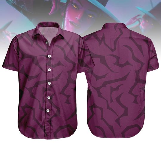 Discover Kpop Demon Hunters Dark Hawaii Shirt, Saja Boys Hawaiian Shirt