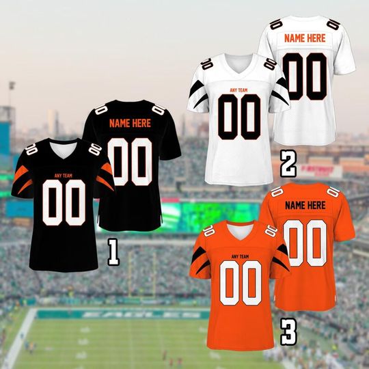 Discover Personalized Cincinnati Football Jersey, Jersey For Men Women With Your Team Name