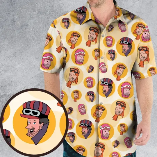 Discover No More Jockeys Wacky Jockeys Hawaiian Shirt