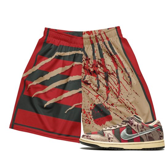 Discover Freddy Krueger Unisex mesh shorts to match SB Dunk Freddy Krueger