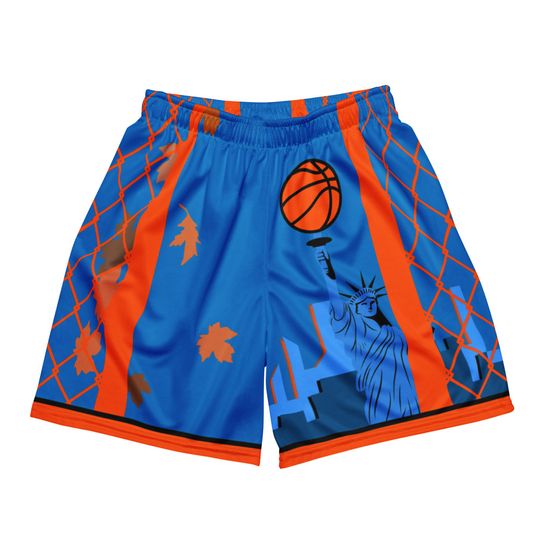 Discover Knickerbocker Unisex mesh shorts, New York Basketball Shorts