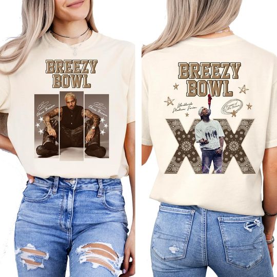 Discover Chris Vintage-Style Brown Music Tour Shirt, Breezy Graphic Tee For Fans