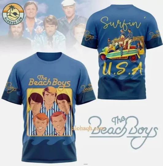 Discover The Beachh Boyss member music 3D T-Shirt