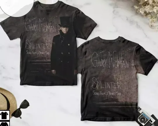 Discover Gary Numan Splinter Album Cover  3D T-shirt