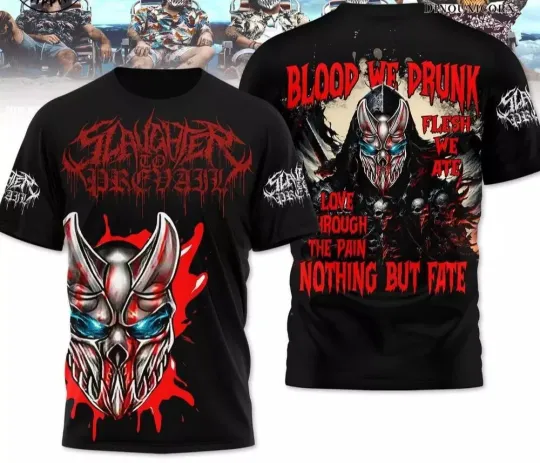 Discover Slaughter To Prevail Baba Yaga 3D T-Shirt