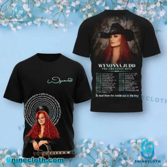 Discover W. Judd Greatest Hits 2025 Tour Tee – 3D Concert Graphic Shirt5