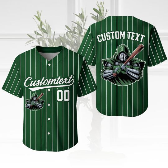 Discover Personalized Doctor Dooom Team Baseball Jersey, Disneyyy Matching Jersey
