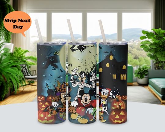 Discover Halloween Mickeyy and Friends Tumbler