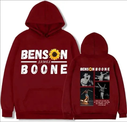 Discover Benson Boone Merch World Tour Hoodie Unisex