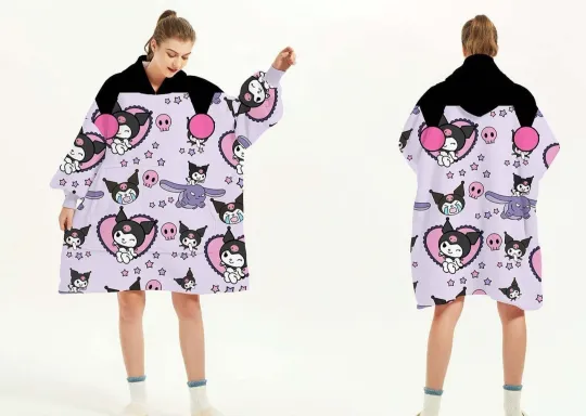 Discover Kuromi Oversized Blanket Hoodie