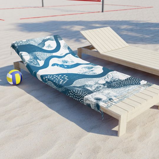 Discover Boho Beach Towel - Relaxing Coastal Vibe, Perfect for Summer, Travel, Pool Days, and Gifts
