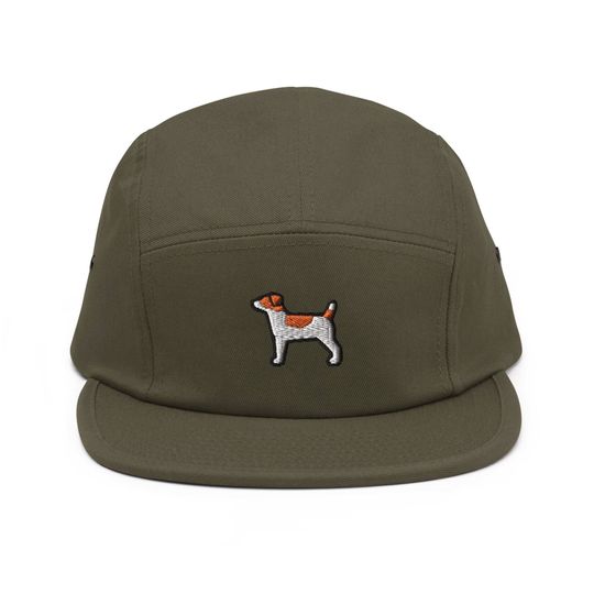 Discover Jack Russell Terrier  Embroidered 5 Panel Camper Cap