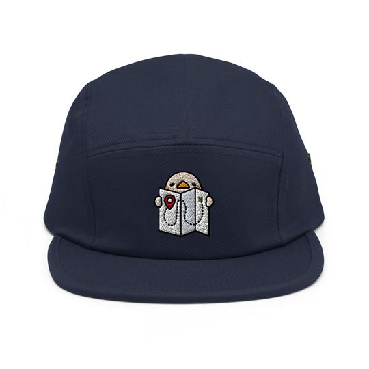 Discover Lost Kawaii Camping Duck Embroidered Design Embroidered 5 Panel Camper Cap