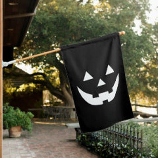 Discover Spooky orange Jack o lantern pumpkin fun Halloween Balloon